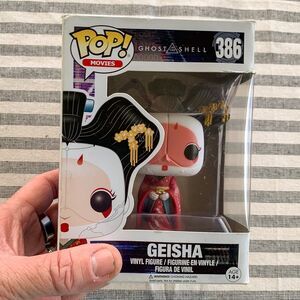 Funko Pop Geisha #386 Movies: Ghost In The Shell  Damage To Box See Photos